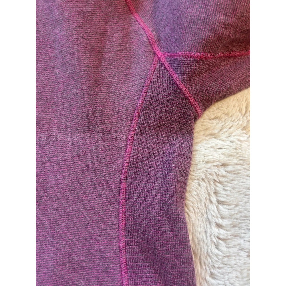 Lululemon Scuba Stripes Hoodie 6 Full Zip Thumbholes Fleece Purple - Picture 7 of 11